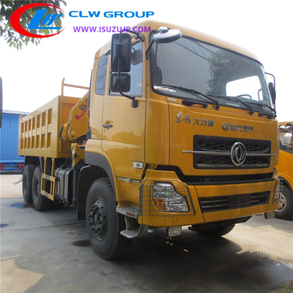 DFAC 25 tonne dump truck crane Equatorial Guinea