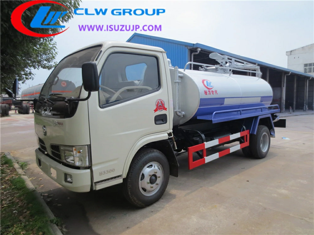 DFAC 4000liters septic tank pump truck Mauritius