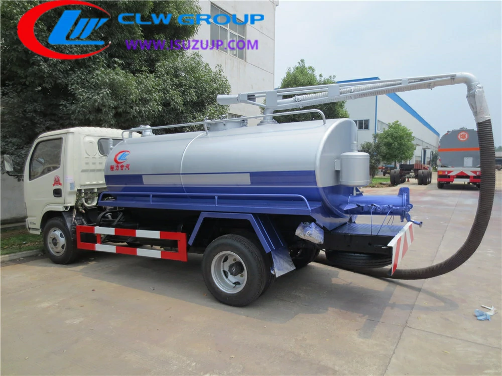 DFAC 4cbm toilet vacuum trucks for sale Comoros