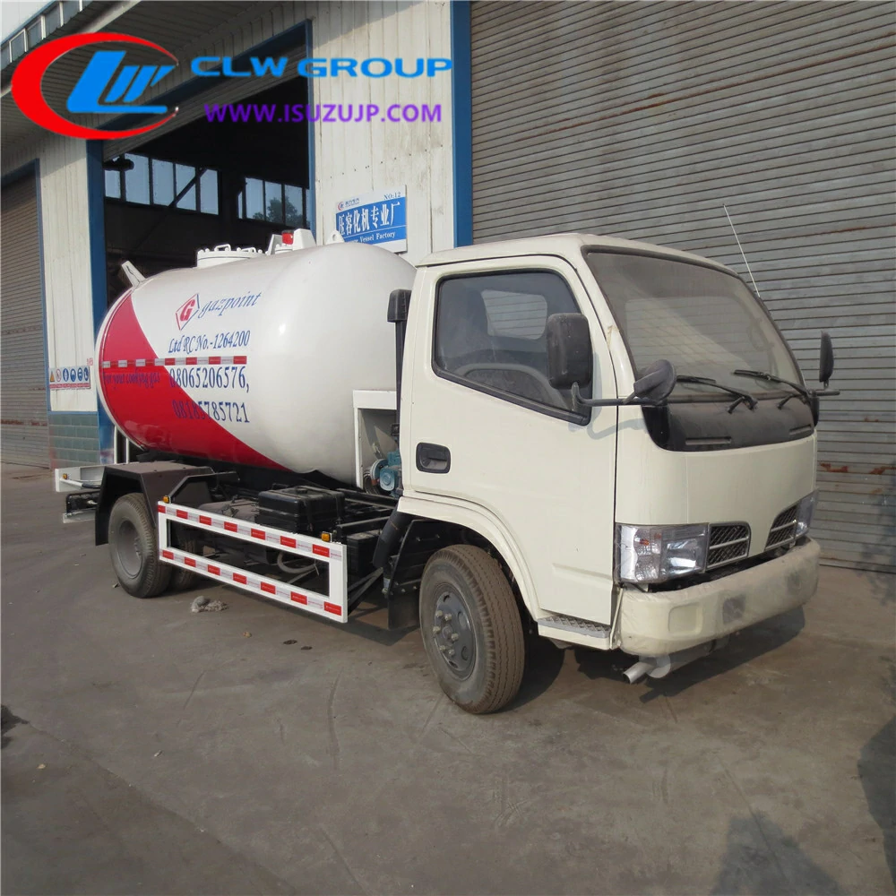 DFAC 5cbm lpg tank truck for sale UAE