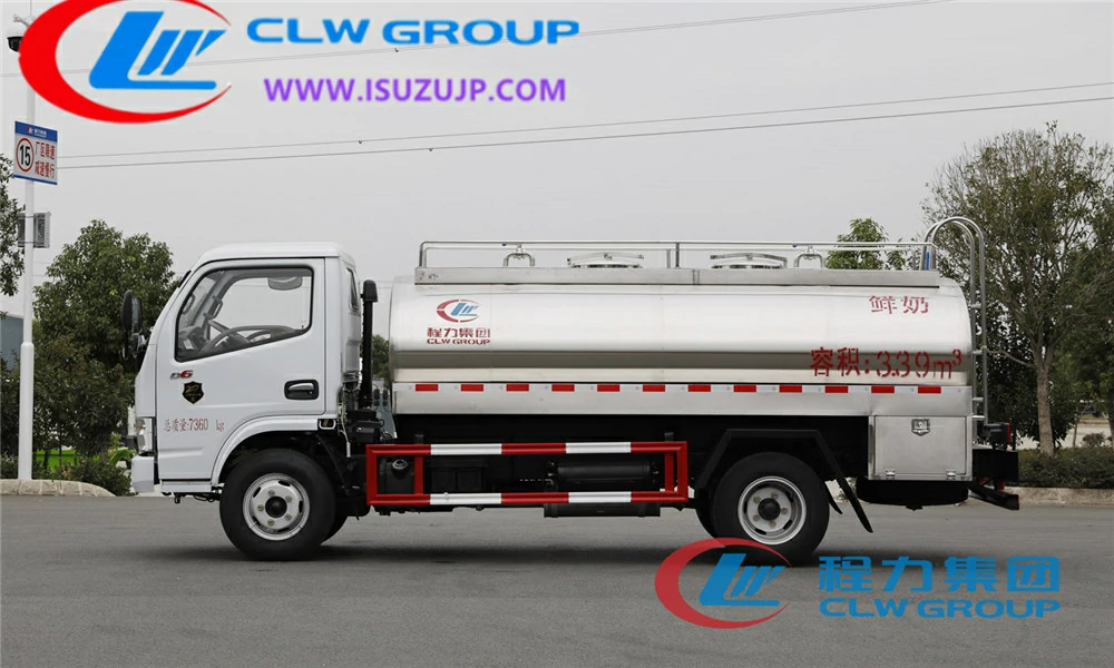 DFAC 5cbm ​milk container truck Kyrgyzstan