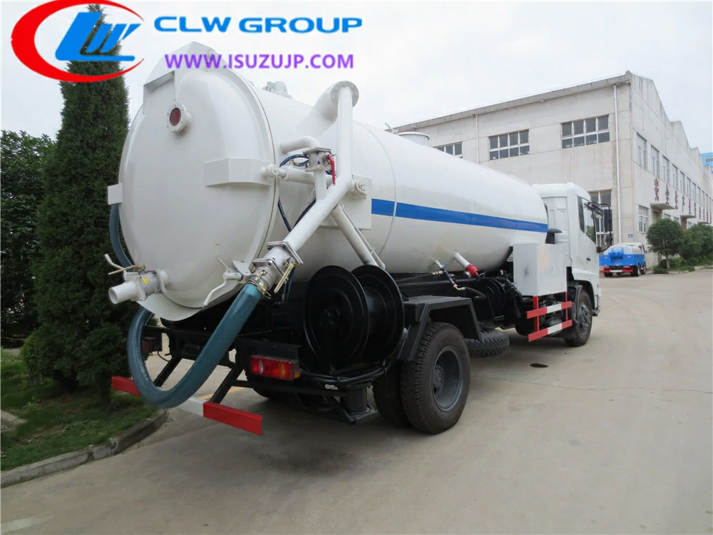 DONGFENG 10000kg jetter truck for sale East Timor
