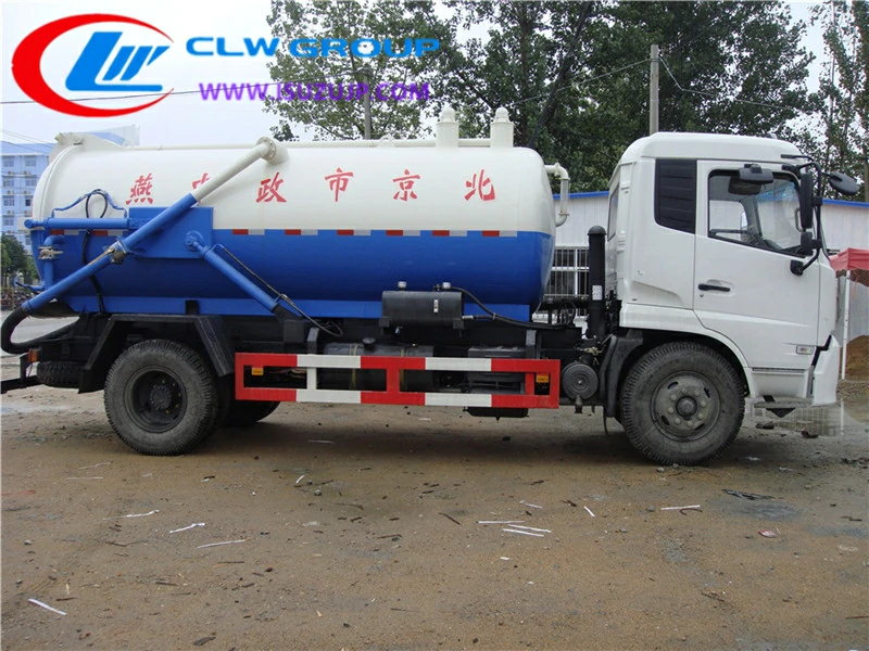 DONGFENG 10cbm vacuum sewage truck Bangladesh