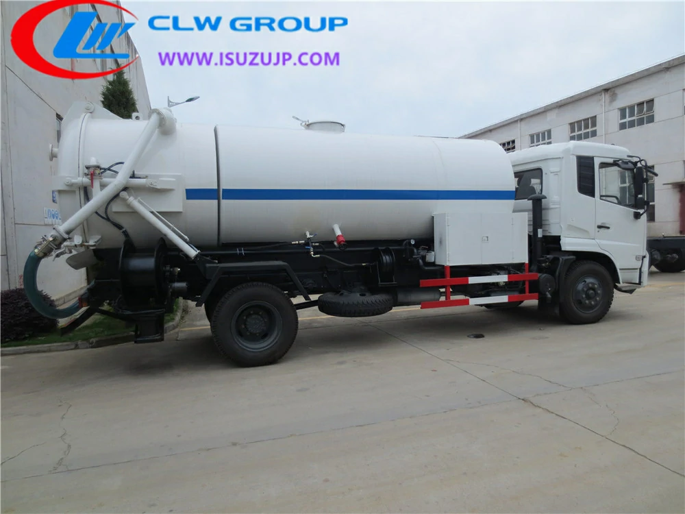 DONGFENG 10m3 jet vac truck Indonesia