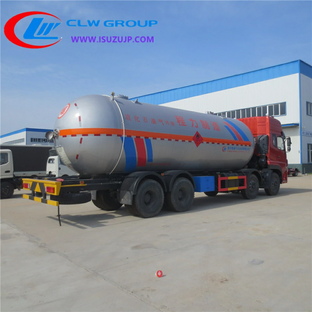 DONGFENG 8000 gallon propane transport truck Kazakhstan