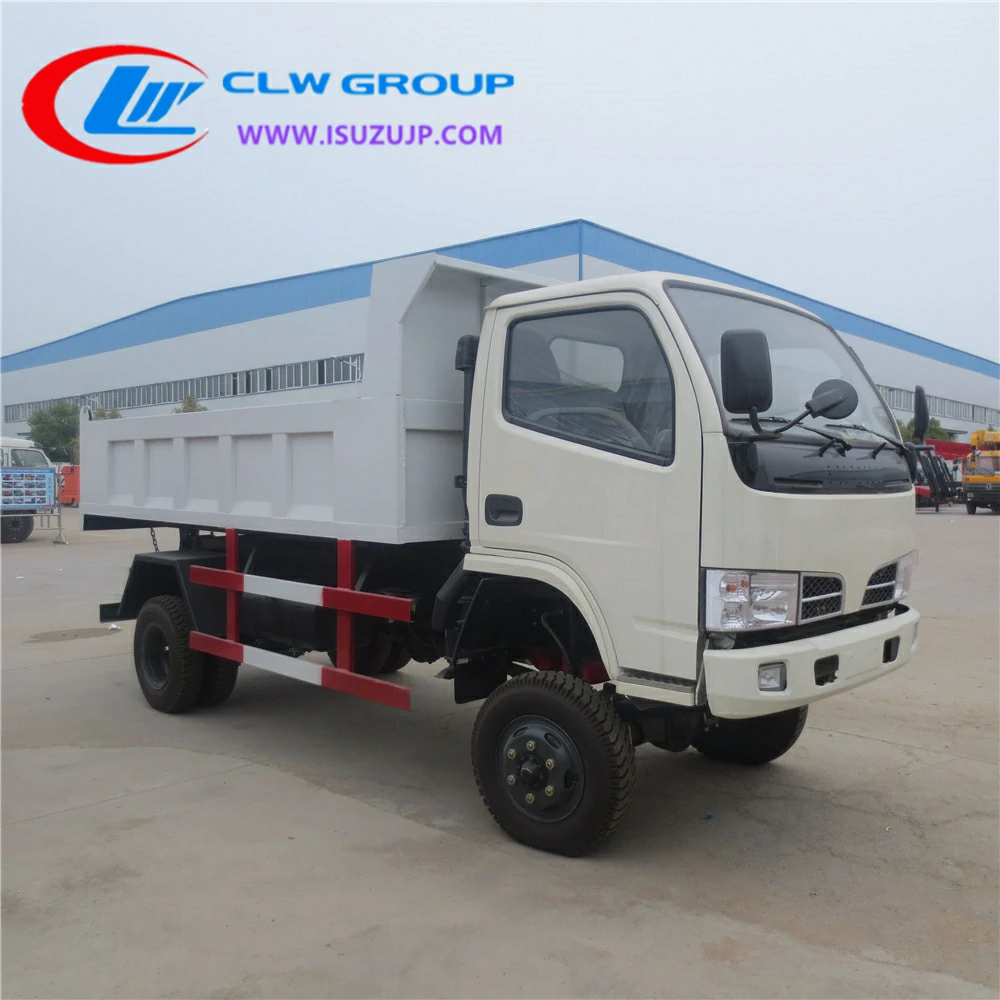 DONGFENG full drive 3cbm side tipping truck