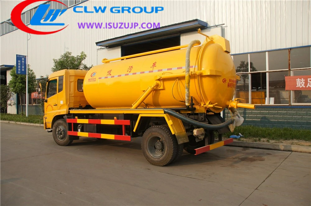 Dongfeng 12000kg sewage tanker truck Burundi