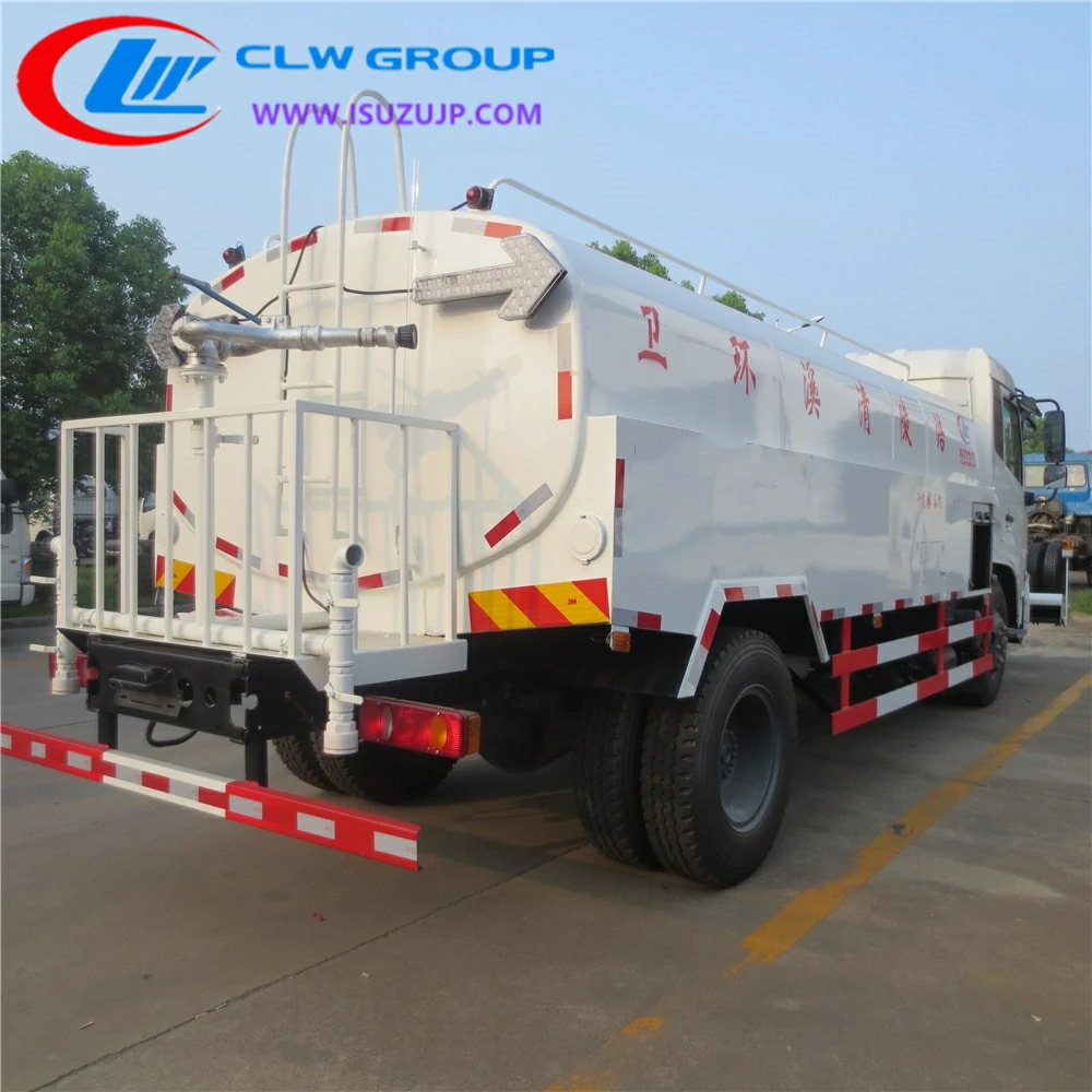 Dongfeng 12000liters road wash truck Bolivia