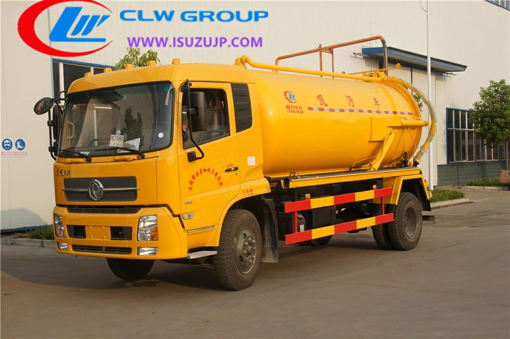 Dongfeng 12000liters sewer suction truck Rwanda