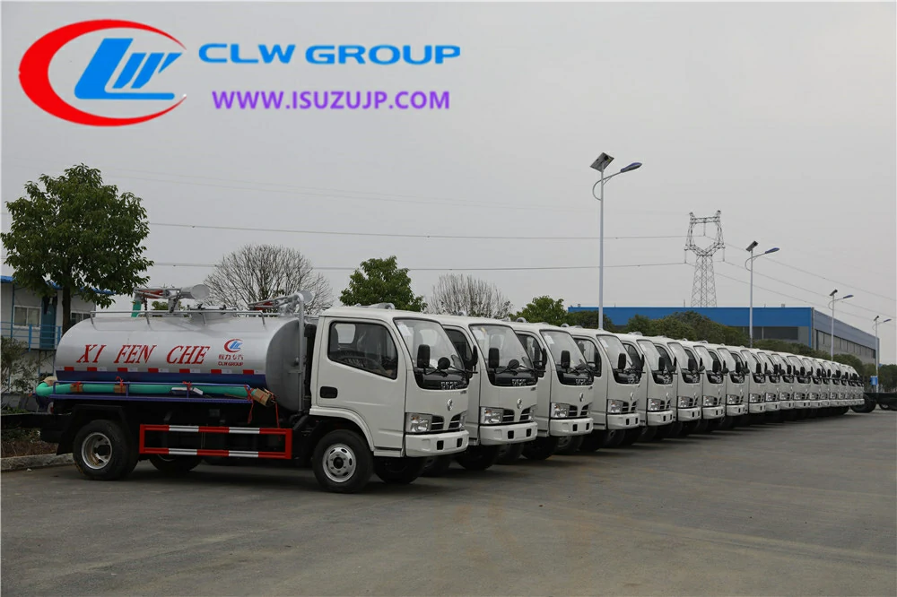 Dongfeng 4 ton septic vacuum truck Federated States of Micronesia