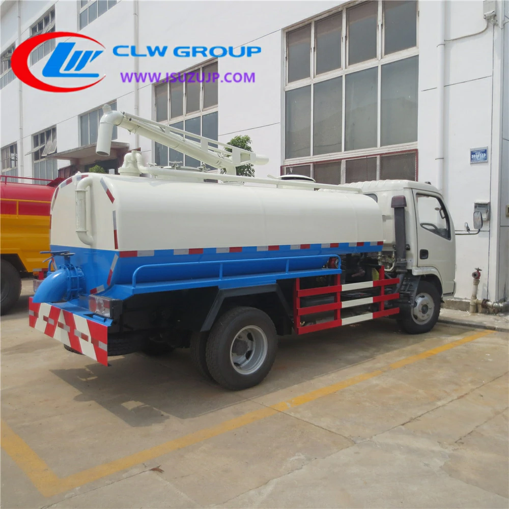 Dongfeng 4000liters septic pump truck Solomon Islands