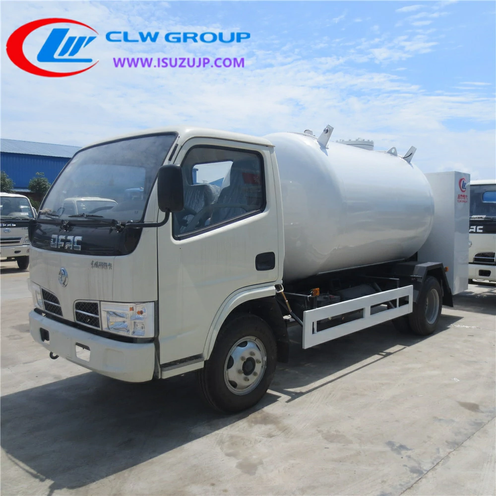 Dongfeng 5000liters propane delivery truck Kyrgyzstan