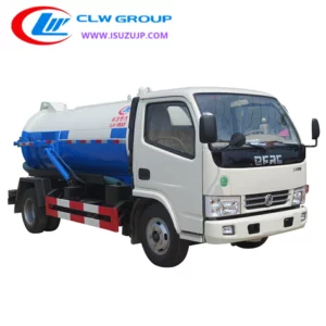 Dongfeng 5cbm sewer vacuum truck for sale Chad