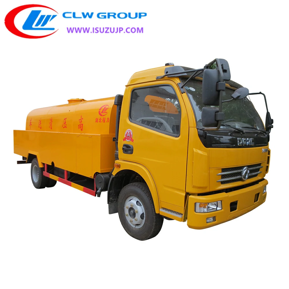 Dongfeng 6000L jetting truck Peru