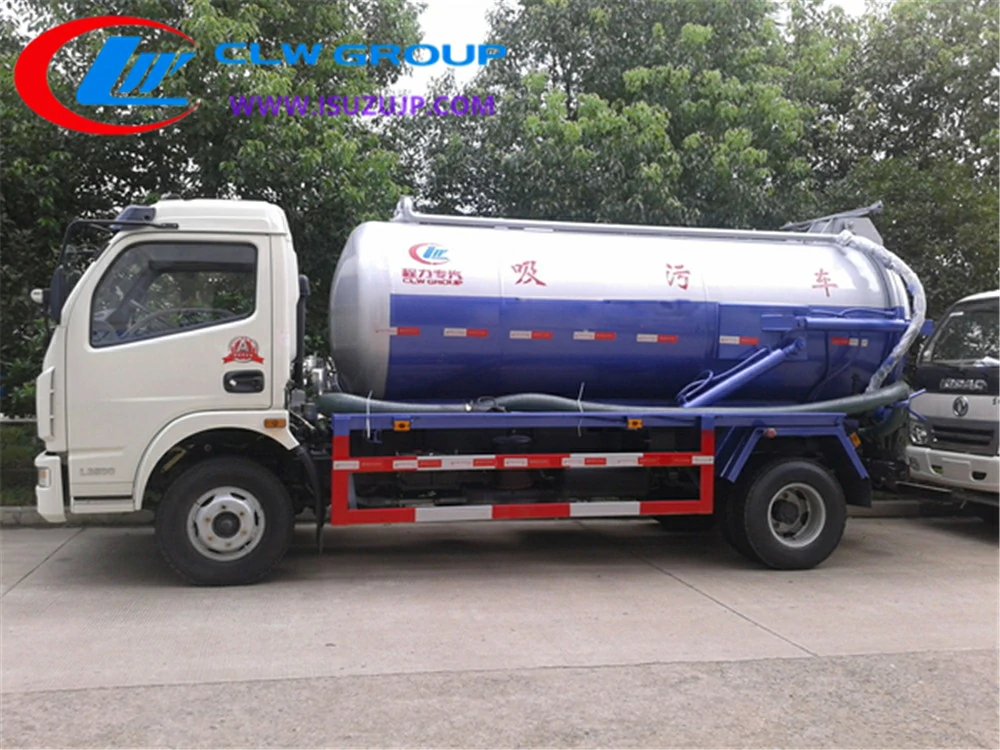 Dongfeng 6000liters sewage tanker truck Algeria