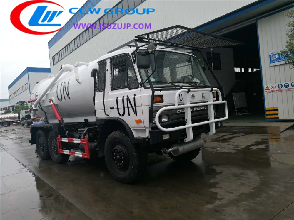 Dongfeng 6X6 sewage truck for sale Senegal