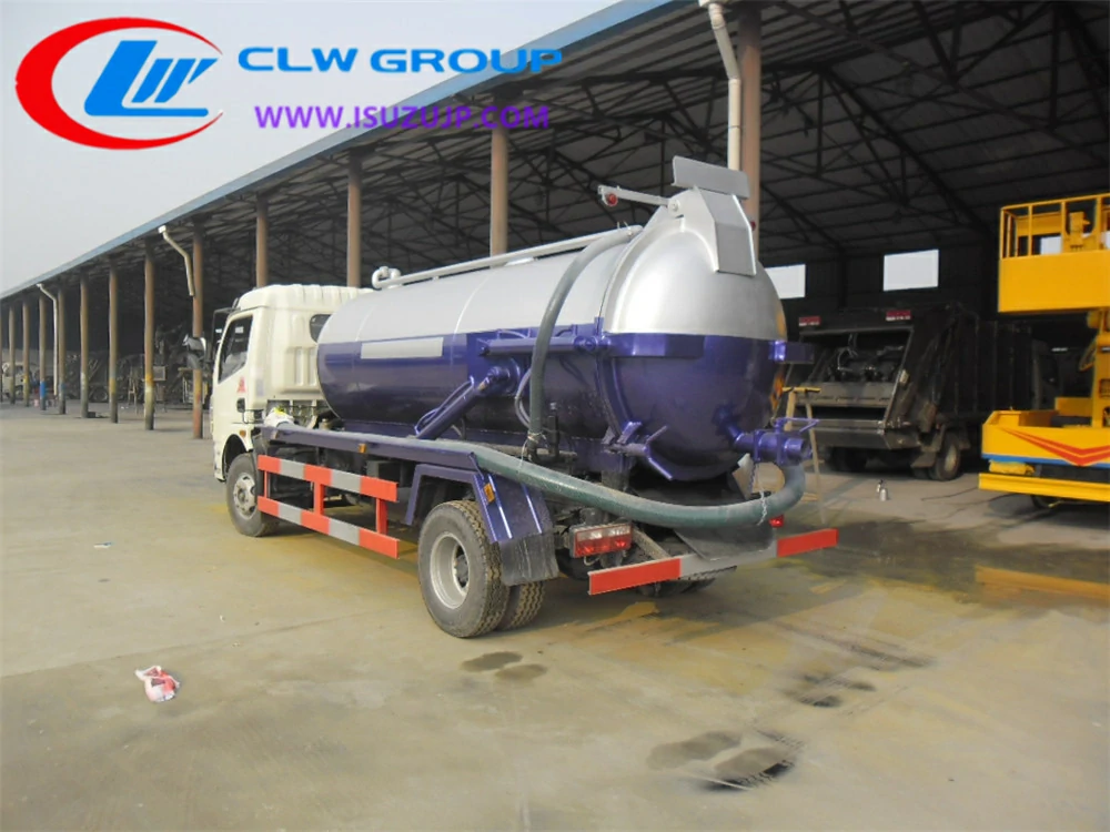 Dongfeng 6cbm sewer suction truck Morocco