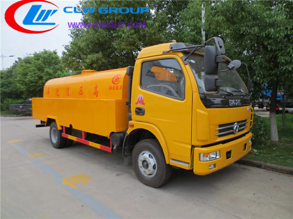 Dongfeng 6m3 high pressure cleaning truck Saint Lucia