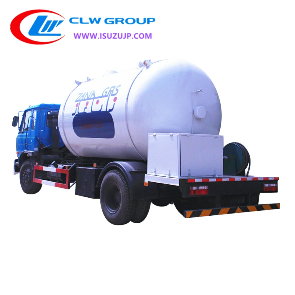 Dongfeng 8000liters propane tank truck for sale Oman