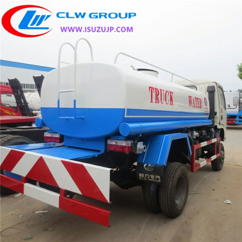 Dongfeng All terrain 5 ton dust control water truck Belize