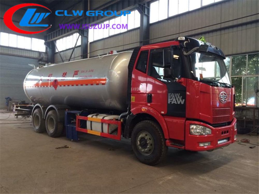 FAW 25cbm lpg tanker Thailand