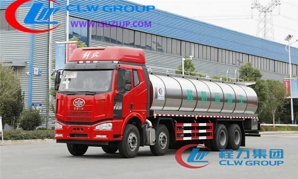 Faw 30000 Liters milk transport truck the Philippines