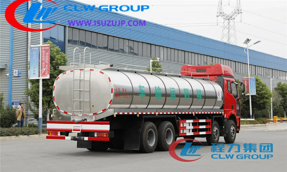 Faw 30cbm dairy tanker Turkmenistan