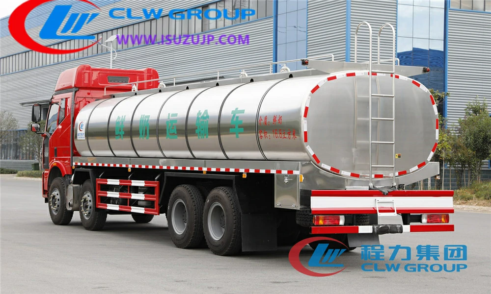 Faw 30m3 custom milk truck Cambodia