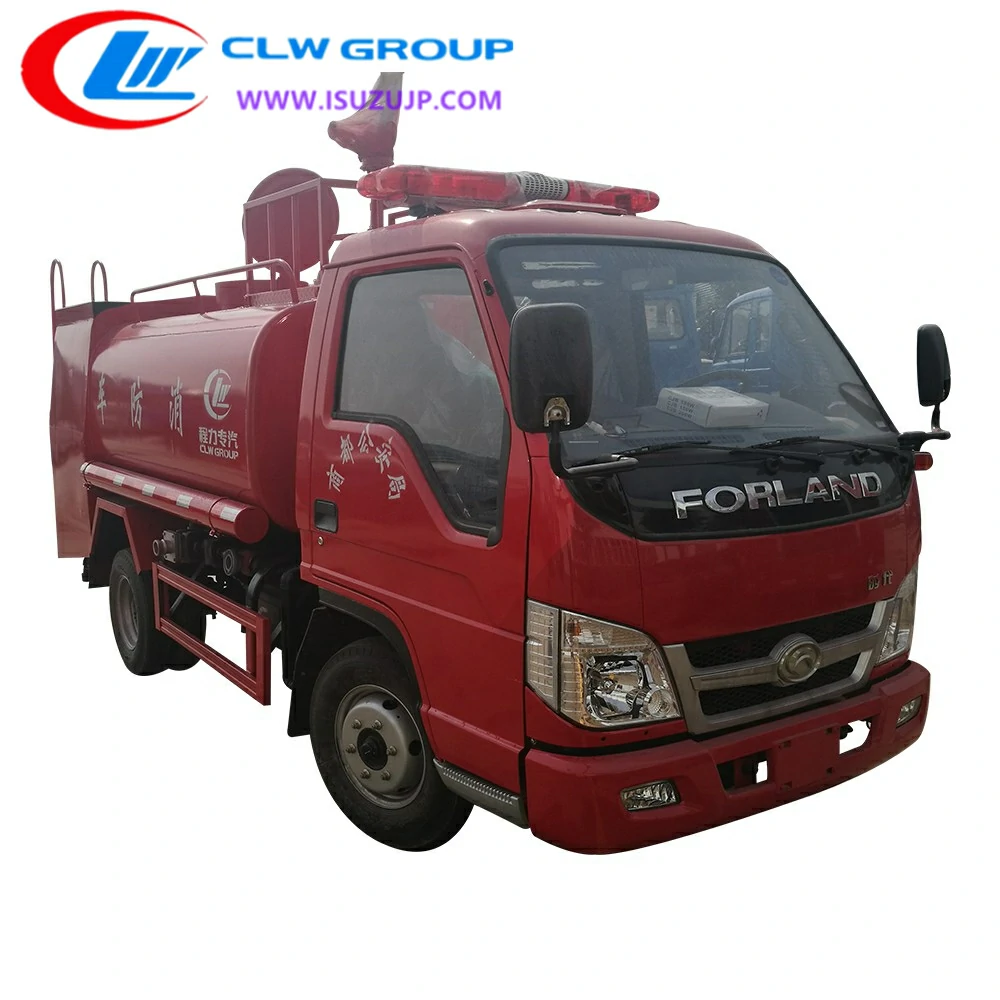 Forland 3000L new water trucks for sale Togo