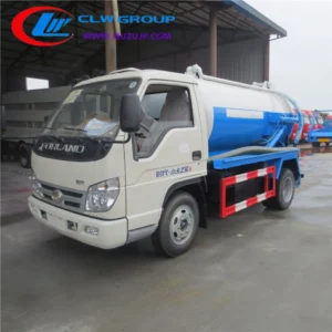 Forland 5000L septic pump trucks for sale Zambia