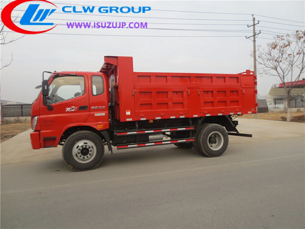 Foton 5m3 single axle dump truck for sale Indonesia