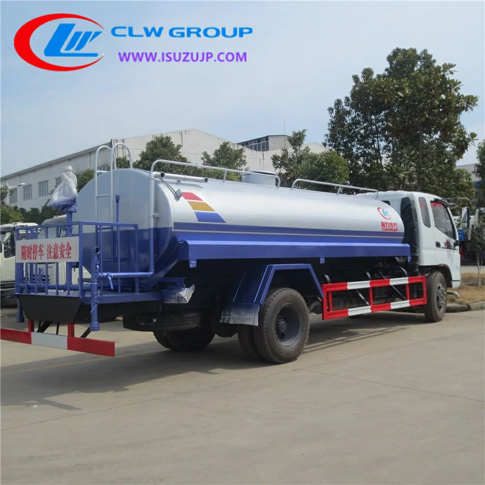 Foton Aumark 8cbm water truck lorry for sale Gambia