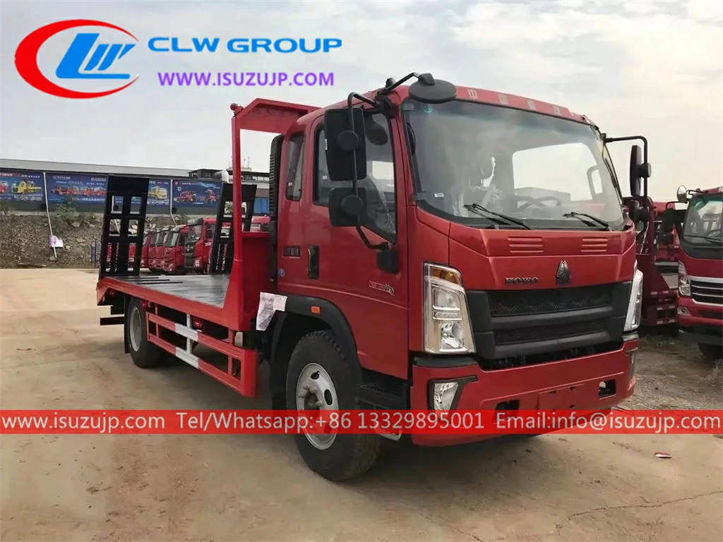 HOWO 15t excavator flatbed truck