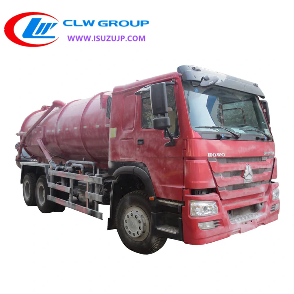 HOWO 16 Cbm sewage pump truck price UAE