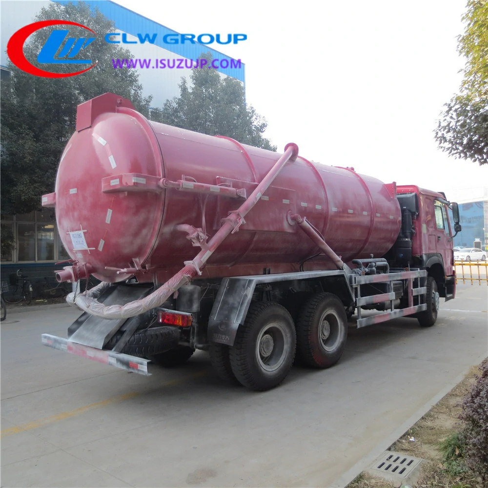 HOWO 16 Cbm sewage removal truck Armenia