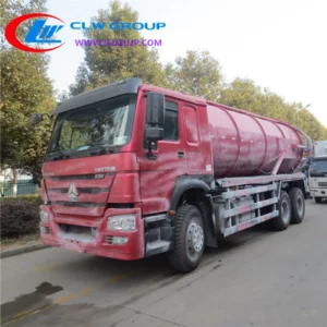 HOWO 16 Cbm sewage suction truck Oman