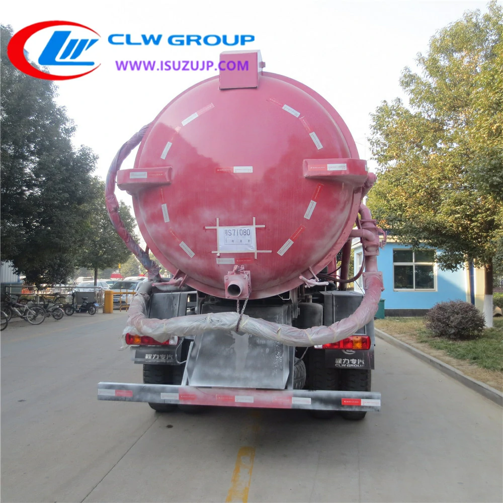 HOWO 16 Cbm sewage tanker truck Turkey