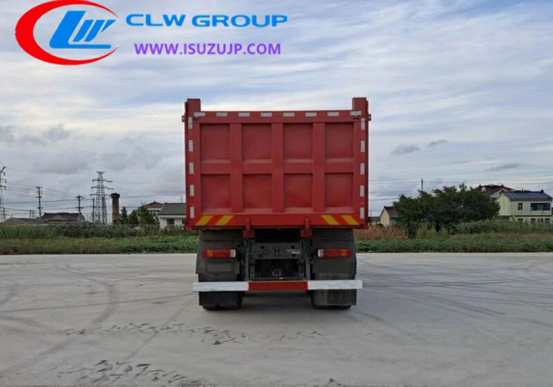 HOWO 4 axle tipper truck Brunei