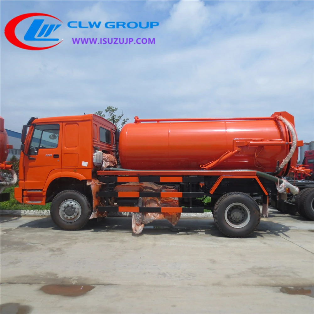 HOWO All terrain sewage truck Saudi Arabia