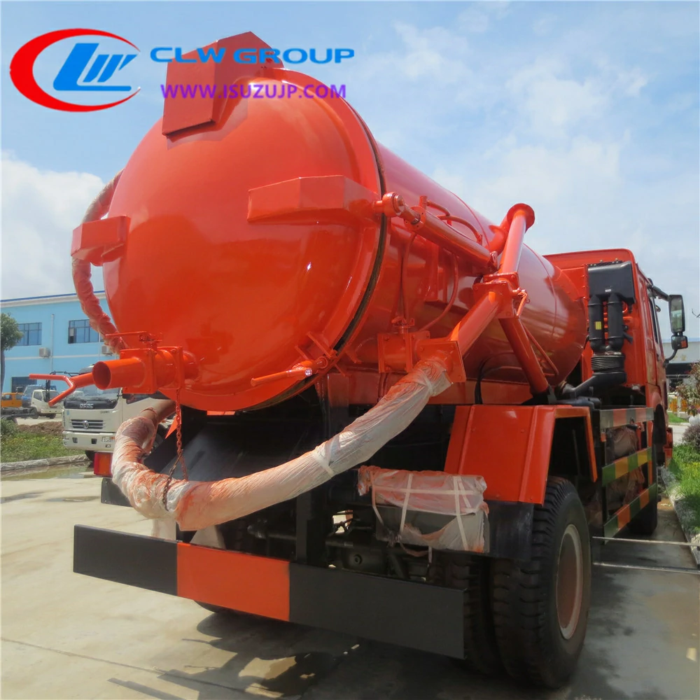 HOWO All-wheel drive sewage pump truck Qatar