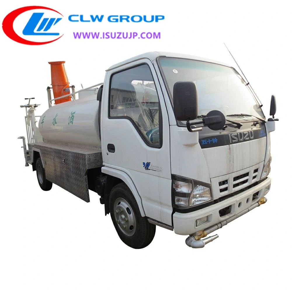 ISUZU 1000 gallon dust suppression vehicle Rwanda