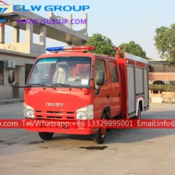 ISUZU 100P tanker fire truck for sale