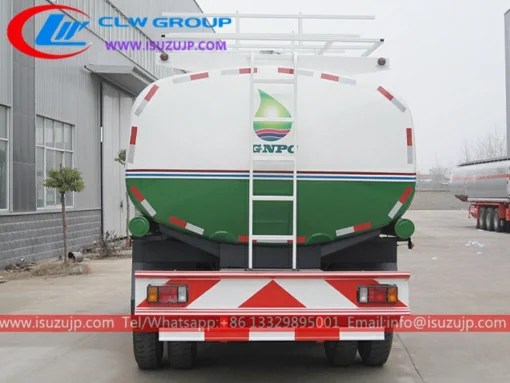 ISUZU 15cbm ईंधन टैंकर ट्रक बिक्री के लिए अल्जीरिया
