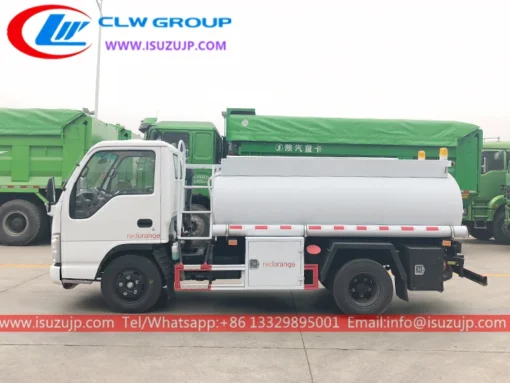 ISUZU 3 cubic meters fuel truck for sale Laos