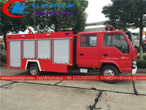 Camion de pompier miniature ISUZU 3000kg