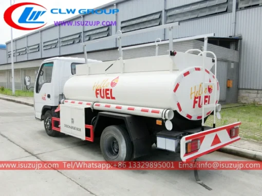 ISUZU 3000kg xe tải tiếp nhiên liệu Nepal