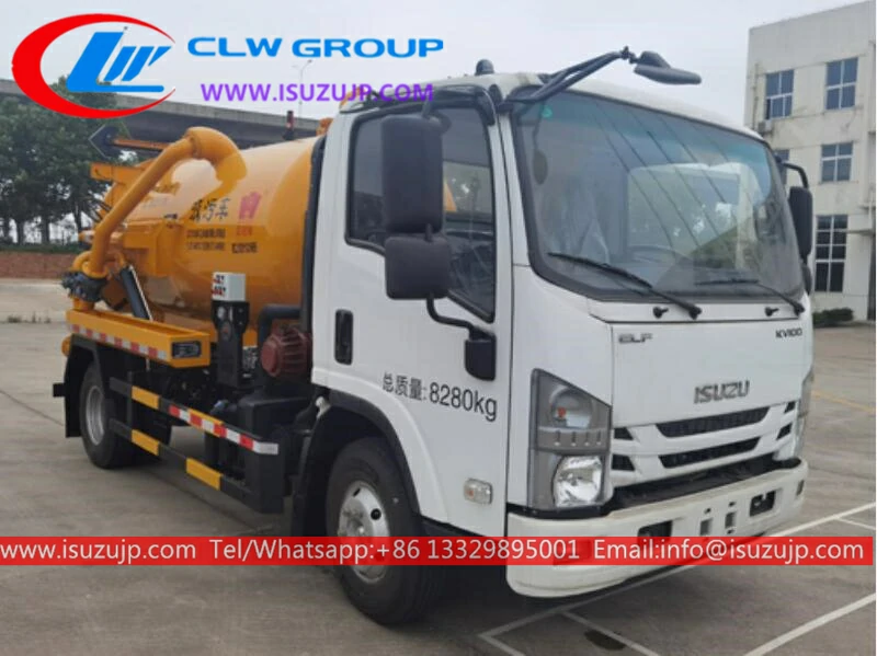 ISUZU 5cbm vac truck price Mongolia