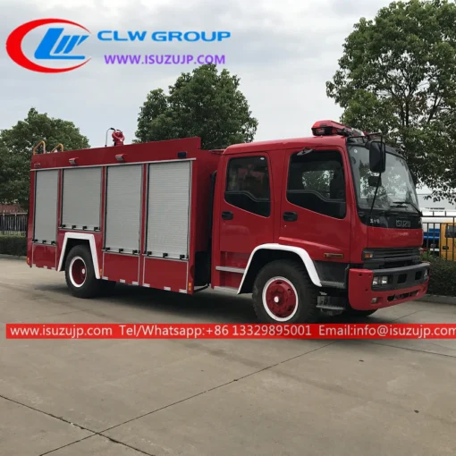 Grand camion de pompiers ISUZU 6000 kg
