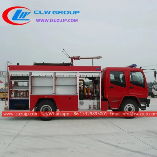 Moteur de camion de pompiers ISUZU 8000kg