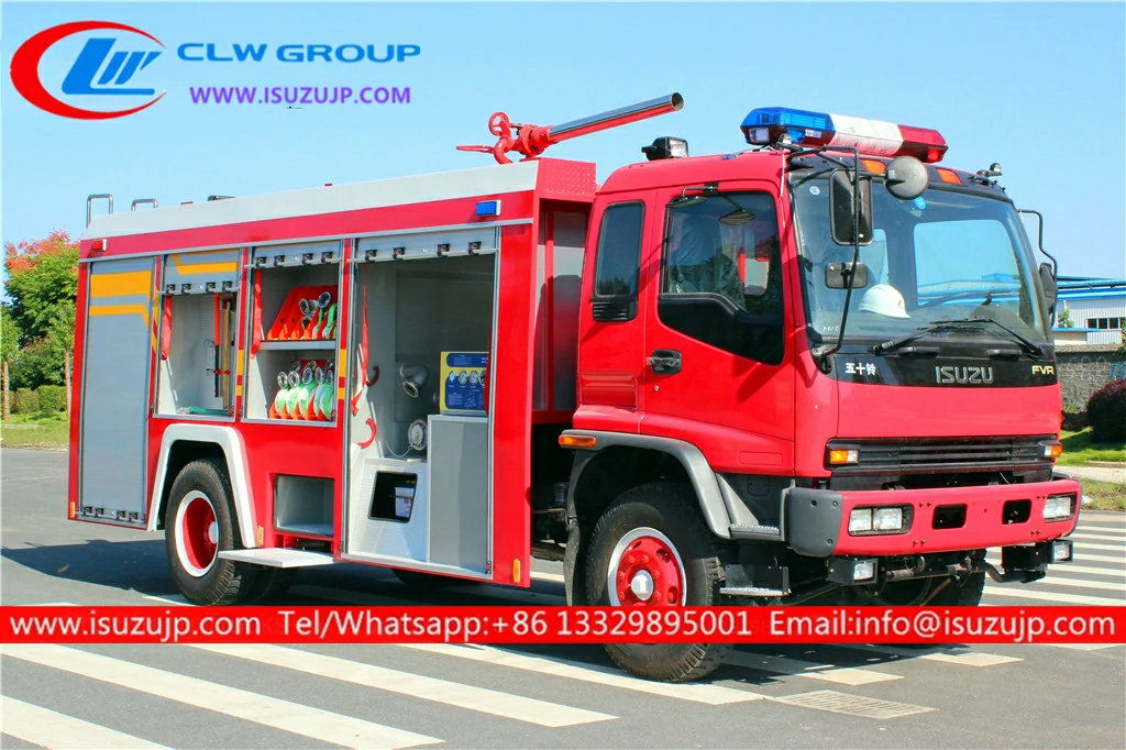 ISUZU 8 ton Foam water fire fighting pump truck